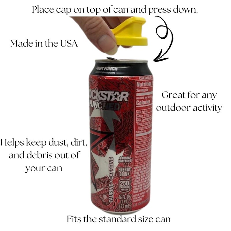 Beverage Buddee Can Cover - Can Cover For Standard Size Soda/Beer/Energy Drink Cans - Made In The USA - BPA-PCB Free - Assort Colors - (Magnet - 12 Pack) - Image 3